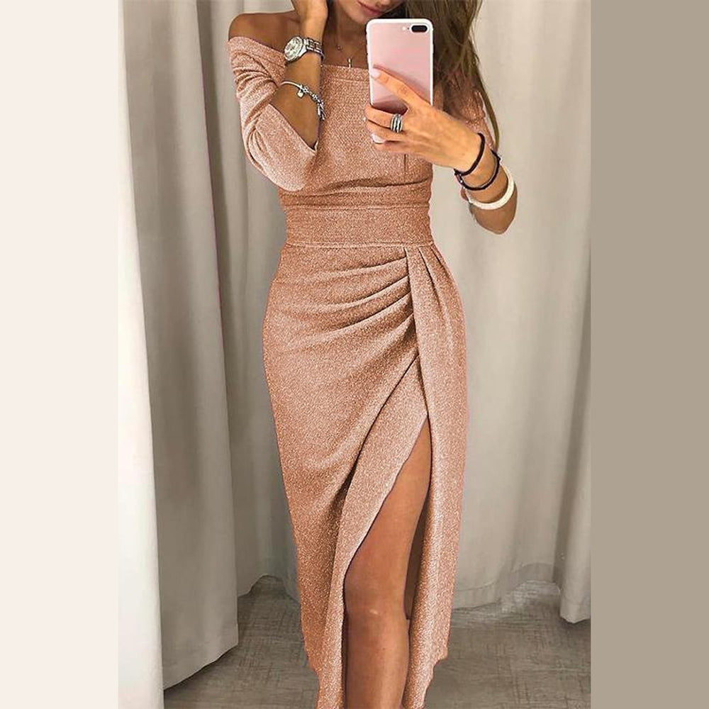 Uomaboutique Nicoline midikjole til fest 2