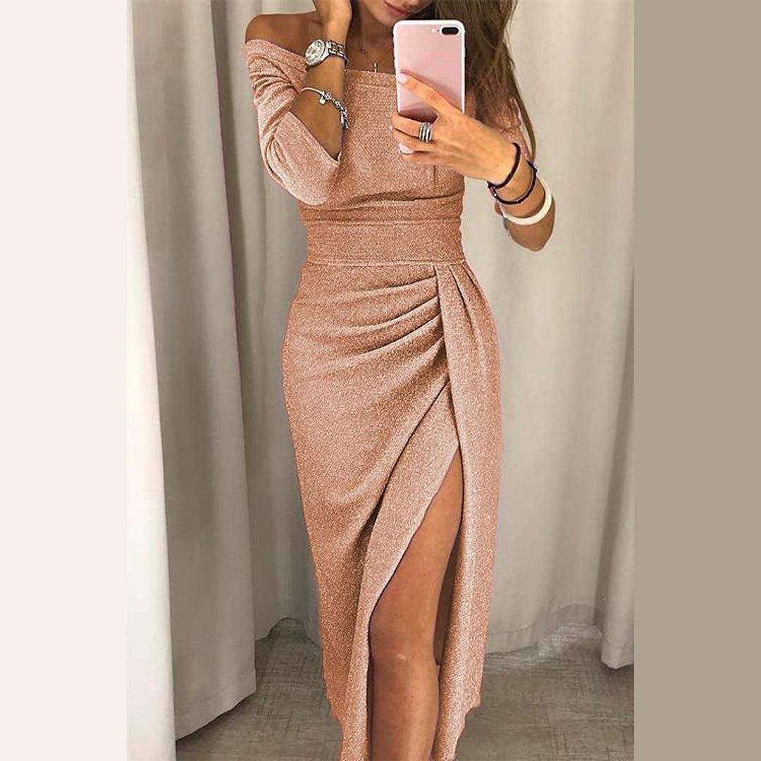 Uomaboutique Nicoline midikjole til fest 2