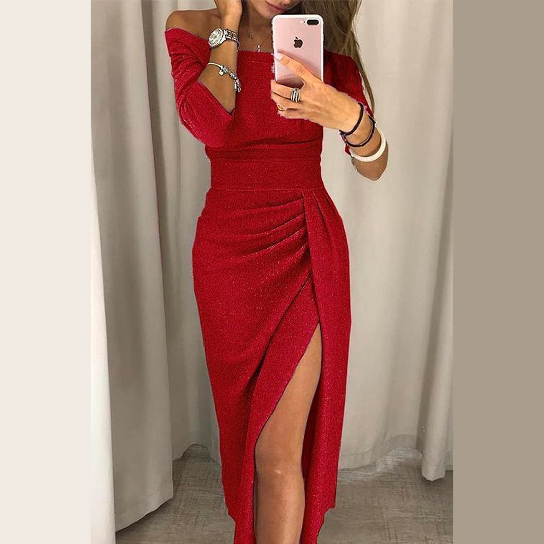 Uomaboutique Nicoline midikjole til fest 4