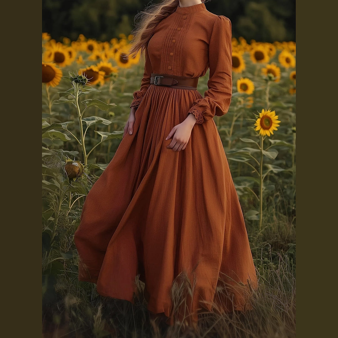 Uomaboutique Olivia lang maxikjole 1