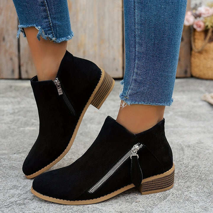 Uomaboutique Pernille ankelstøvler med lynlås 8