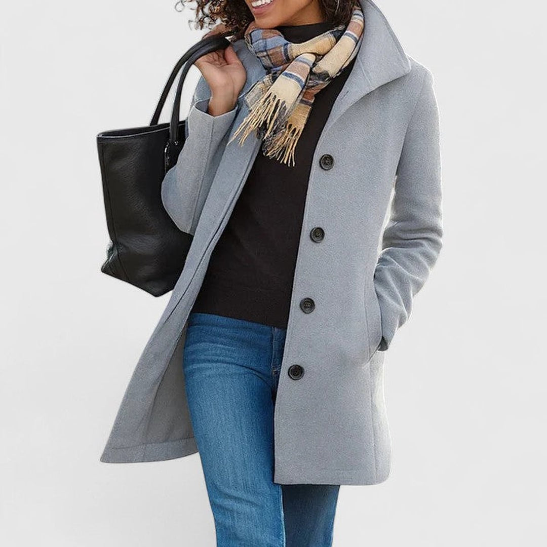 Uomaboutique Signe lang frakke dame 6