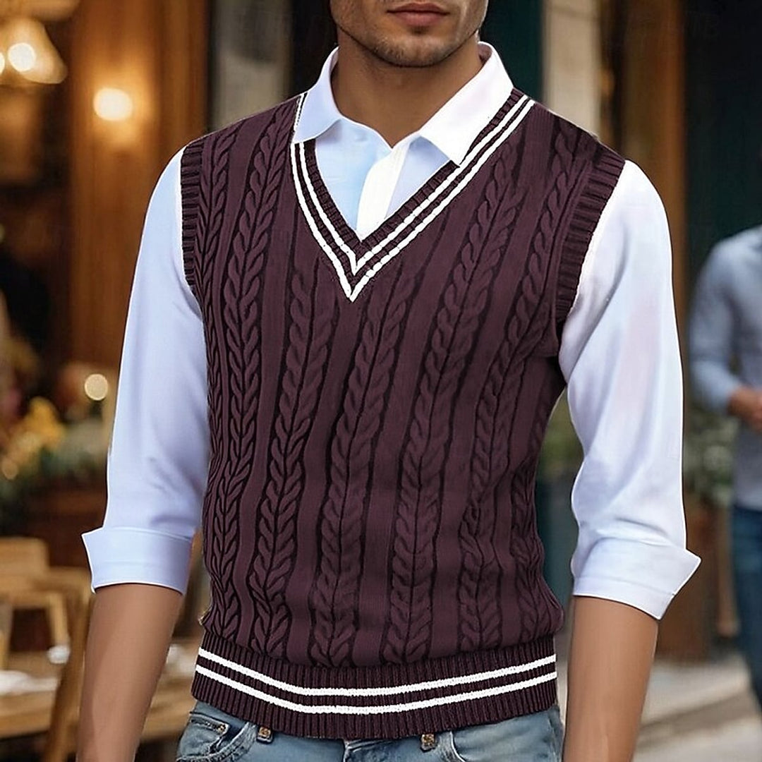 Uomaboutique Vagn strikvest herre 10