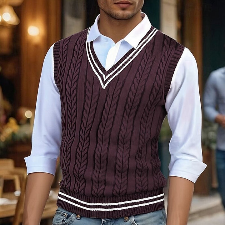 Uomaboutique Vagn strikvest herre 10