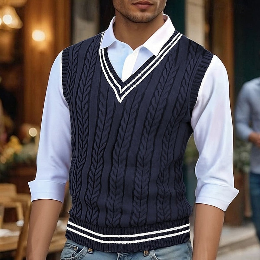 Uomaboutique Vagn strikvest herre 2