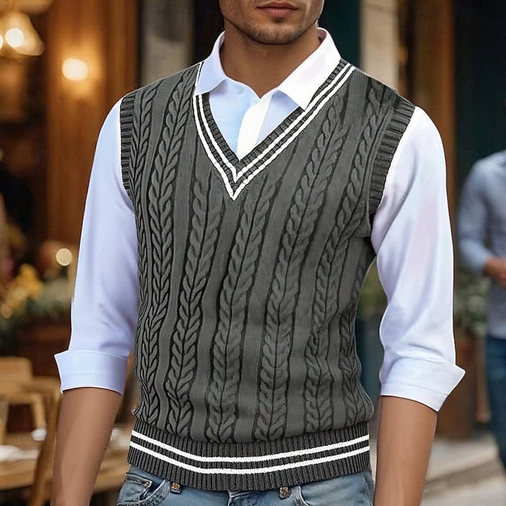 Uomaboutique Vagn strikvest herre 3