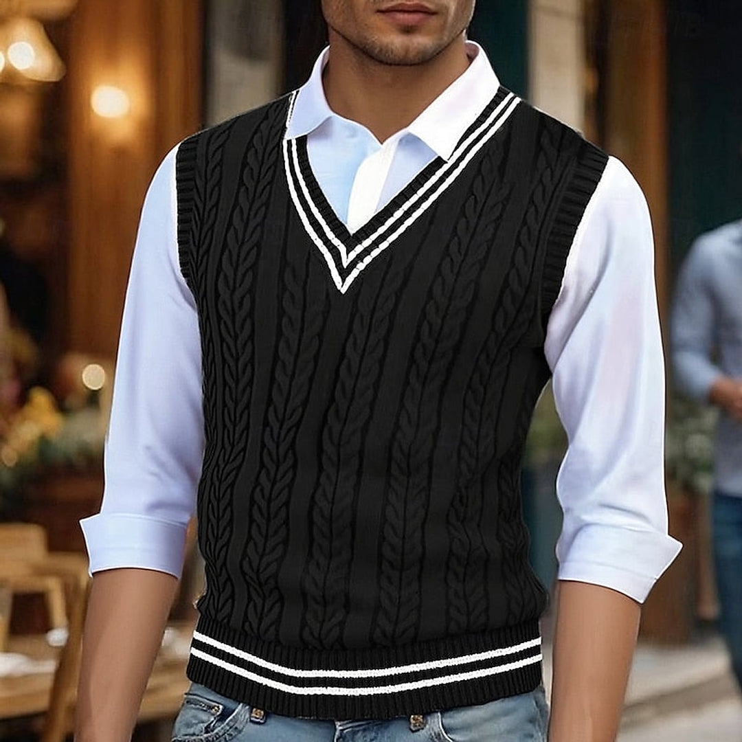 Uomaboutique Vagn strikvest herre 4