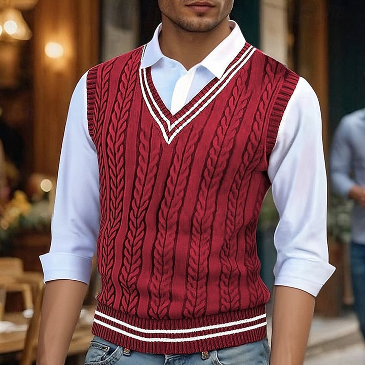 Uomaboutique Vagn strikvest herre 5