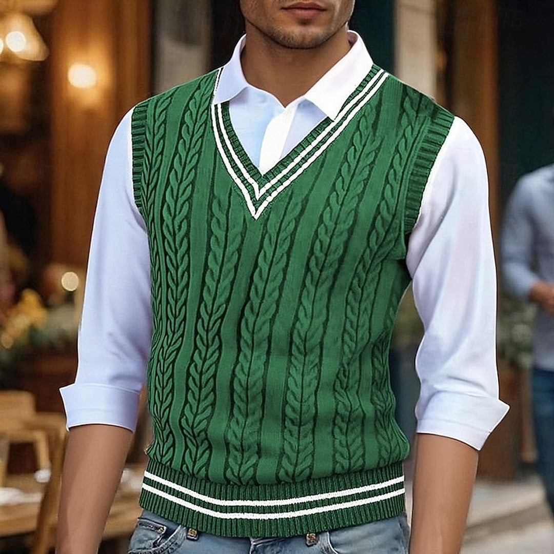 Uomaboutique Vagn strikvest herre 6