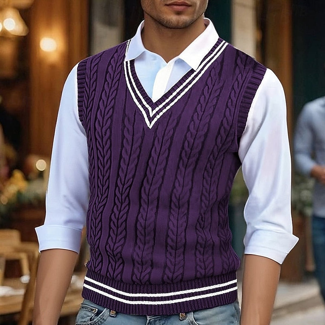 Uomaboutique Vagn strikvest herre 8
