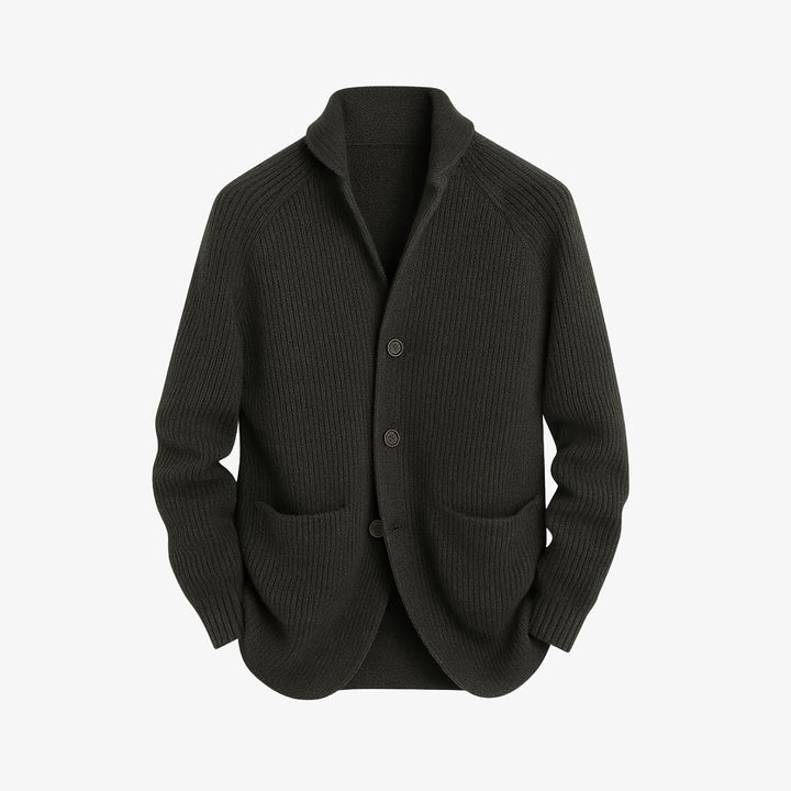Uomaboutique Viggo strikcardigan med knapper 1