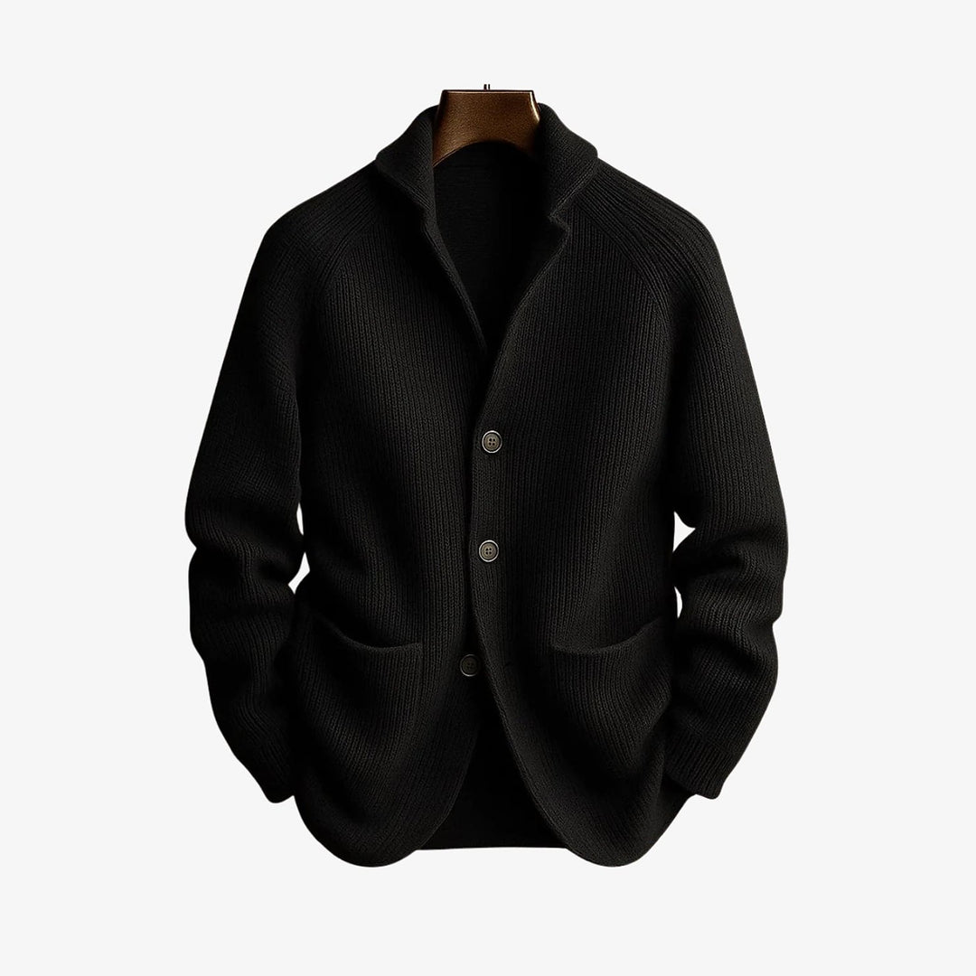 Uomaboutique Viggo strikcardigan med knapper 5