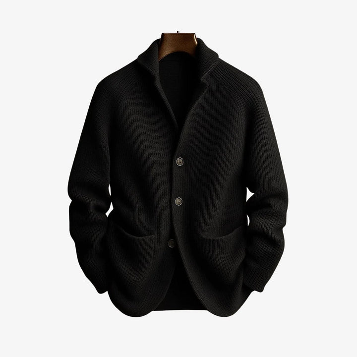 Uomaboutique Viggo strikcardigan med knapper 5