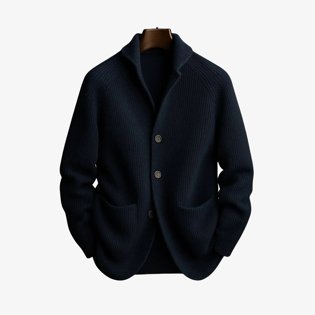 Uomaboutique Viggo strikcardigan med knapper 6