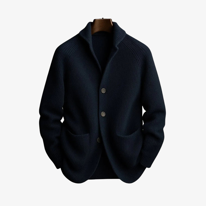 Uomaboutique Viggo strikcardigan med knapper 6