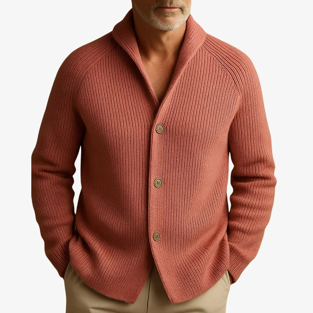 Uomaboutique Viggo strikcardigan med knapper 8