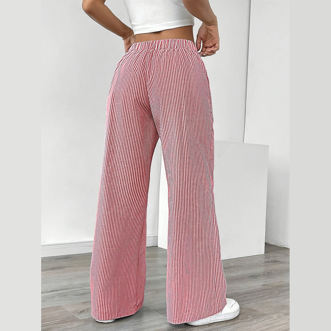 Uomaboutique Ylva bukser med vide ben dame 10
