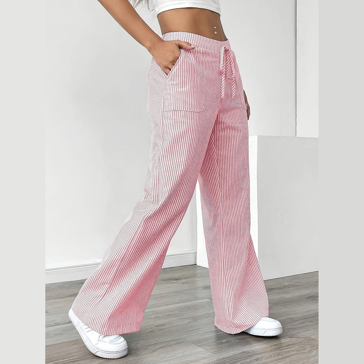 Uomaboutique Ylva bukser med vide ben dame 2