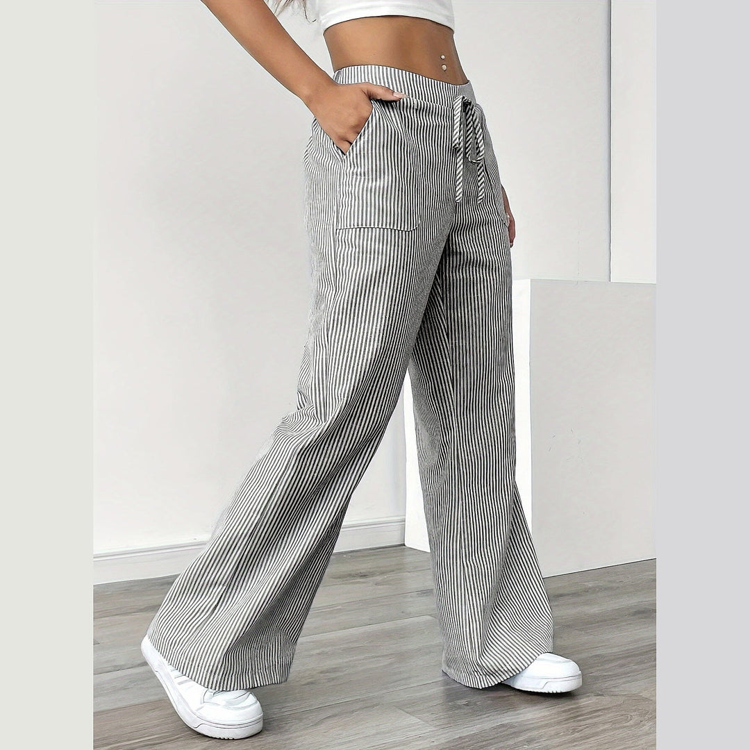 Uomaboutique Ylva bukser med vide ben dame 3
